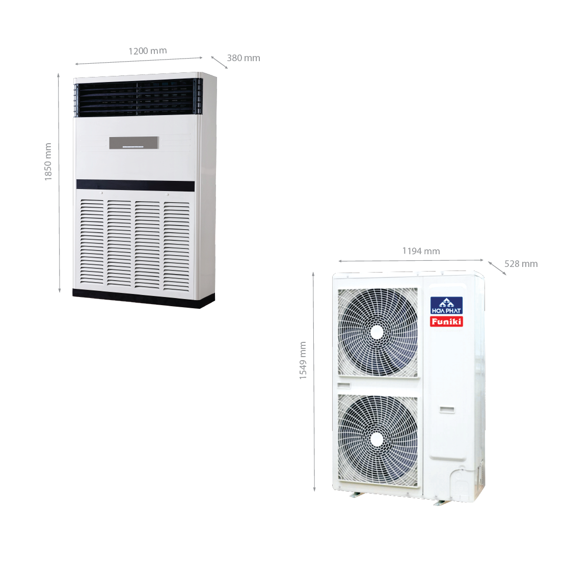 Điều hòa tủ đứng Funiki 1 chiều 100.000BTU FC100MMC1
